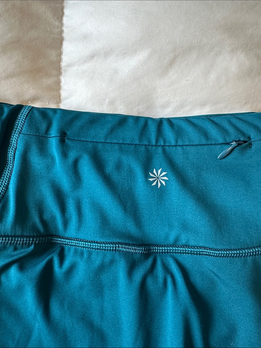 Athleta Teal Active Skort with Inner Shorts - Picture 5 of 6